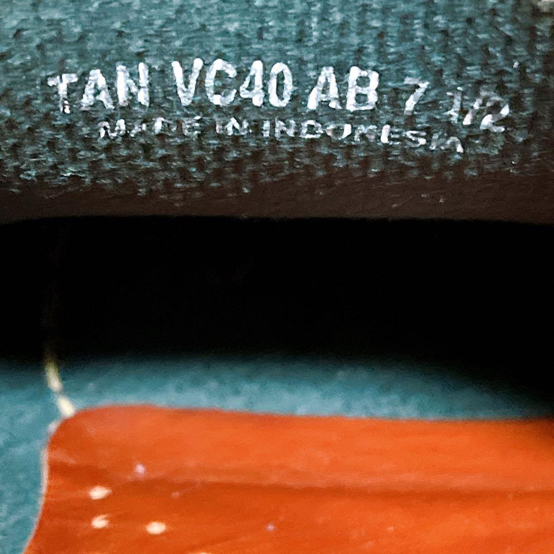 【ジーエイチバス】デッキシューズ 3アイレット 本革 7.5 茶 美品 TAN