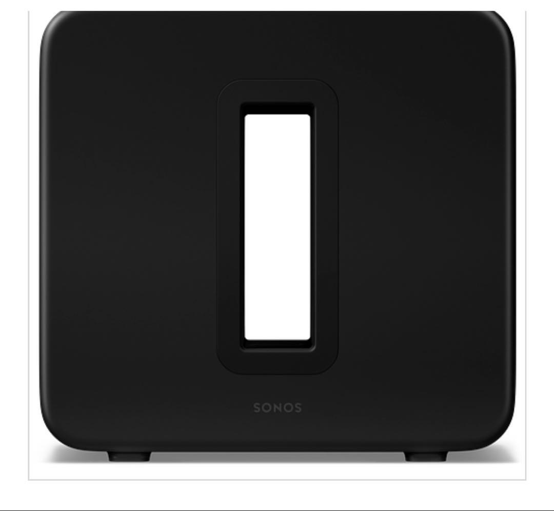 新品未開封　最終値下中！　ブラック　Sonos Sub4 ソノス　サブ4
