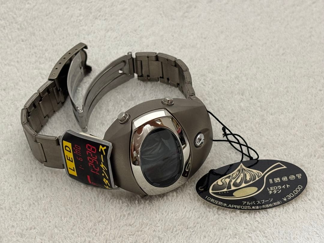 【美品】セイコー アルバ スプーン クォーツ【W671-4040】【稼働品】