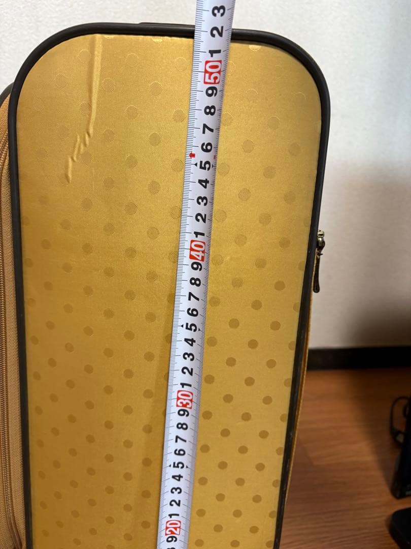 ACE イエロードット柄キャリーカート　ソフト　美品　マッキントッシュ