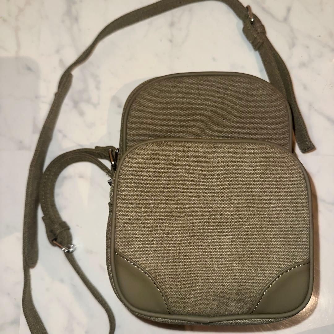 【数量限定】ヴィンテージコットン　ボックス　ショルダーバッグ