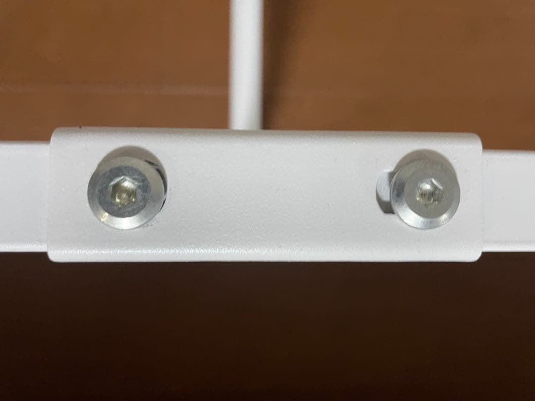 ホワイト シングルベッドフレーム コンセント付き