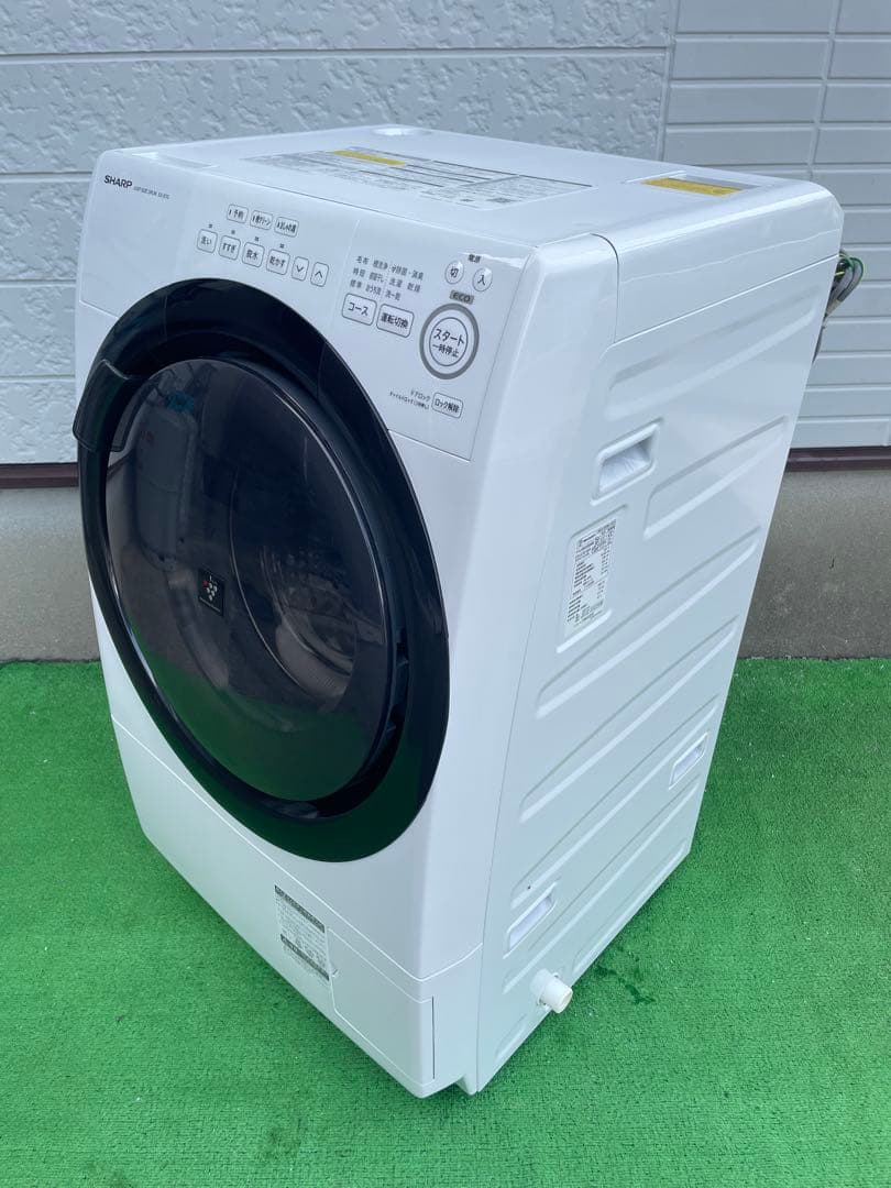 806シャープ 7kgドラム式洗濯乾燥機 右開き インバーター搭載 2022年製