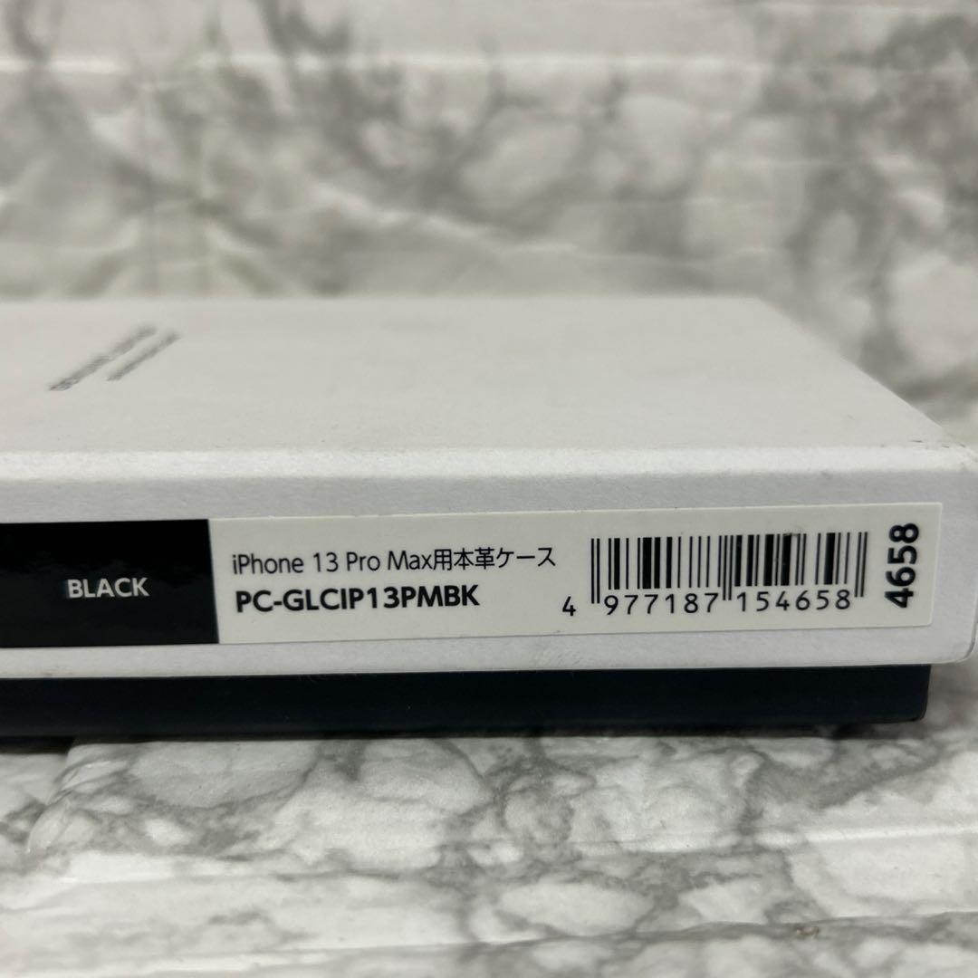 57…本革手帳型iPhone13proMax黒 Genuine Leather