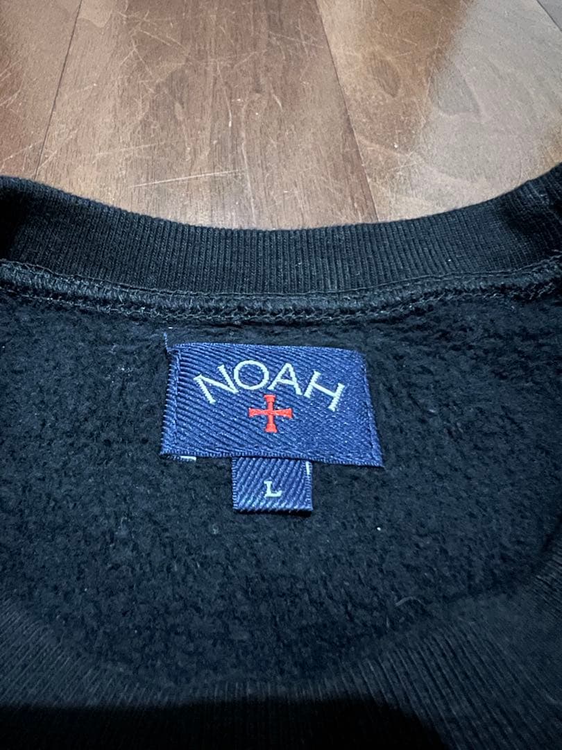 NOAH ALWAYS ブラック クルーネック スウェット