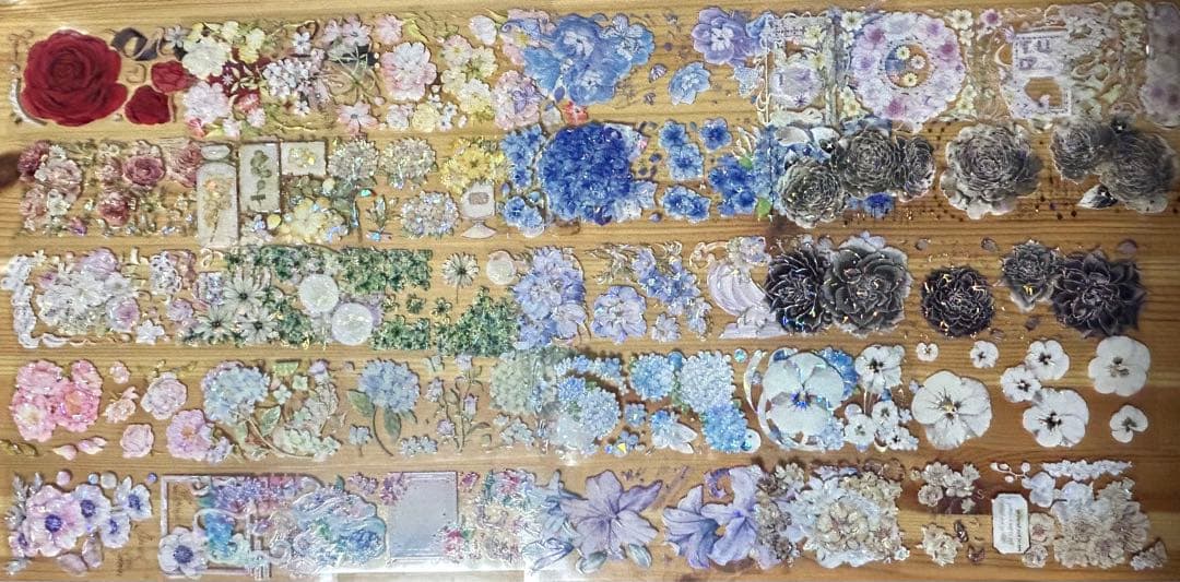 コラージュ平袋Bマステ20枚セット＆デザペ10枚or女の子ステッカー3枚