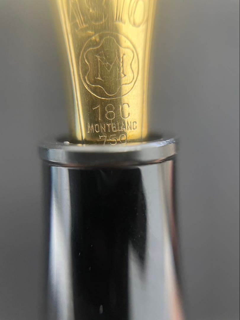 モンブラン　万年筆　146 マイスターシュテュック 18C全金ペン先　吸入式