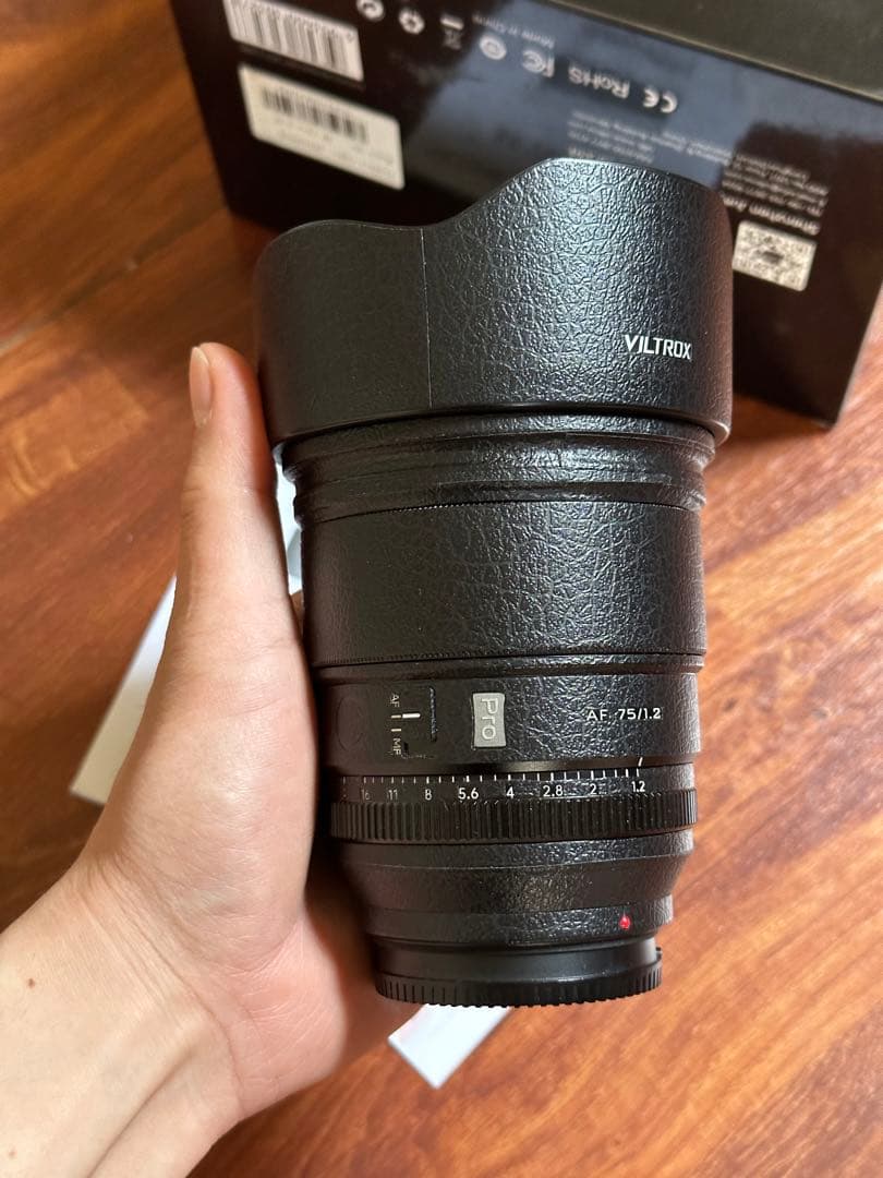 VILTROX 75mm f1.2 XF 富士フィルム