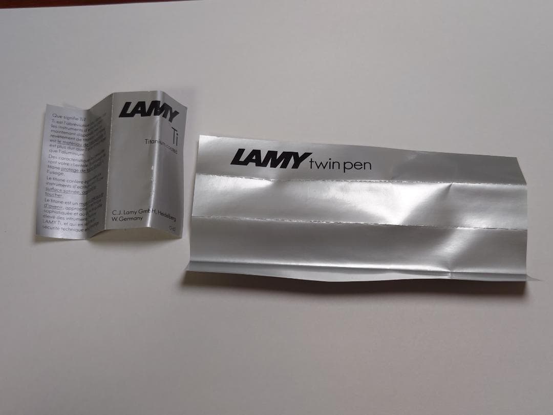 LAMY twin pen cp1 チタンコート 西ドイツ ラミー