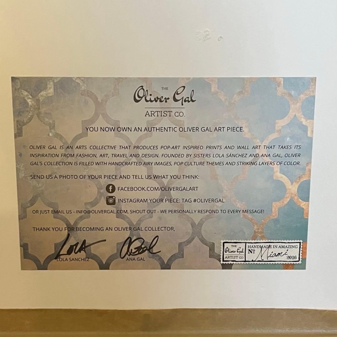 【中古品】オリバーガル CHANEL 壁掛け ミラー 鏡 Oliver Gal