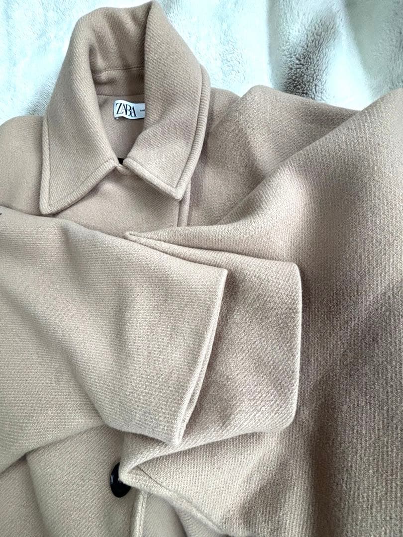 ZARAオーバーサイズショートコート