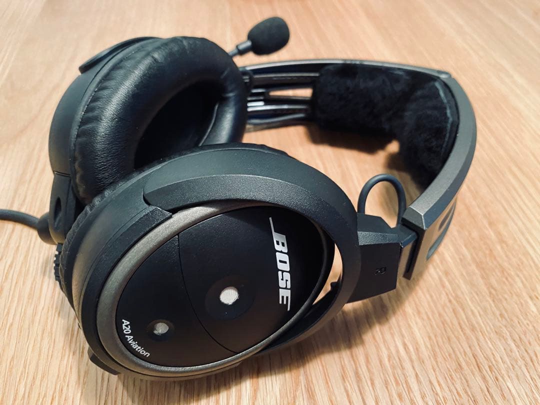 BOSE A20 Aviation Headset （録音用分岐ケーブル付)