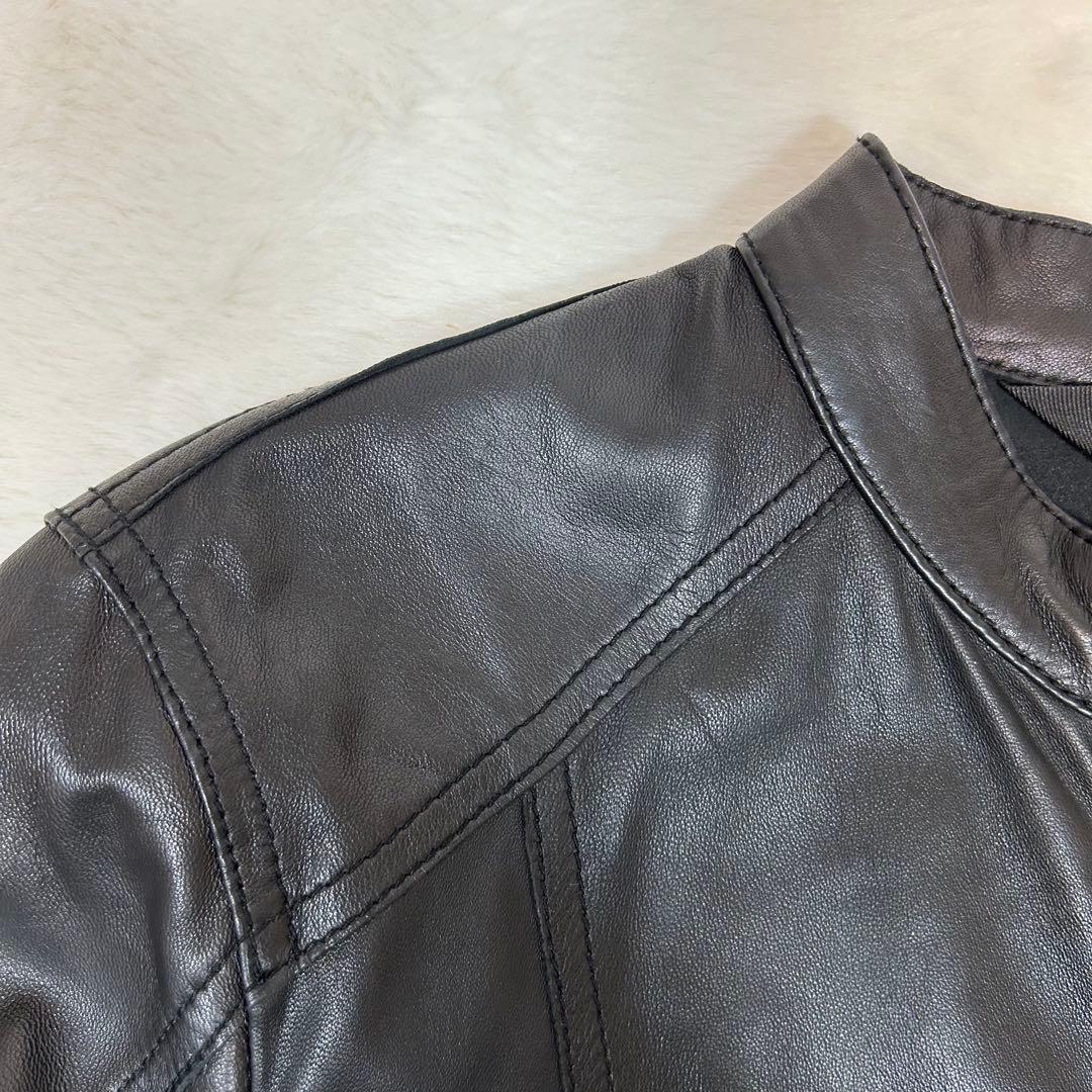 現行❗️DIESEL I-Iyssa ma1 レザージャケット　シングルライダース