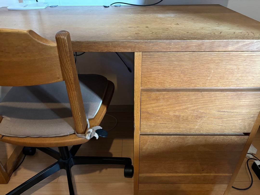 本日で売れなかったら捨てます【定価23万】飛騨産業/学習机（デスク）、学習椅子