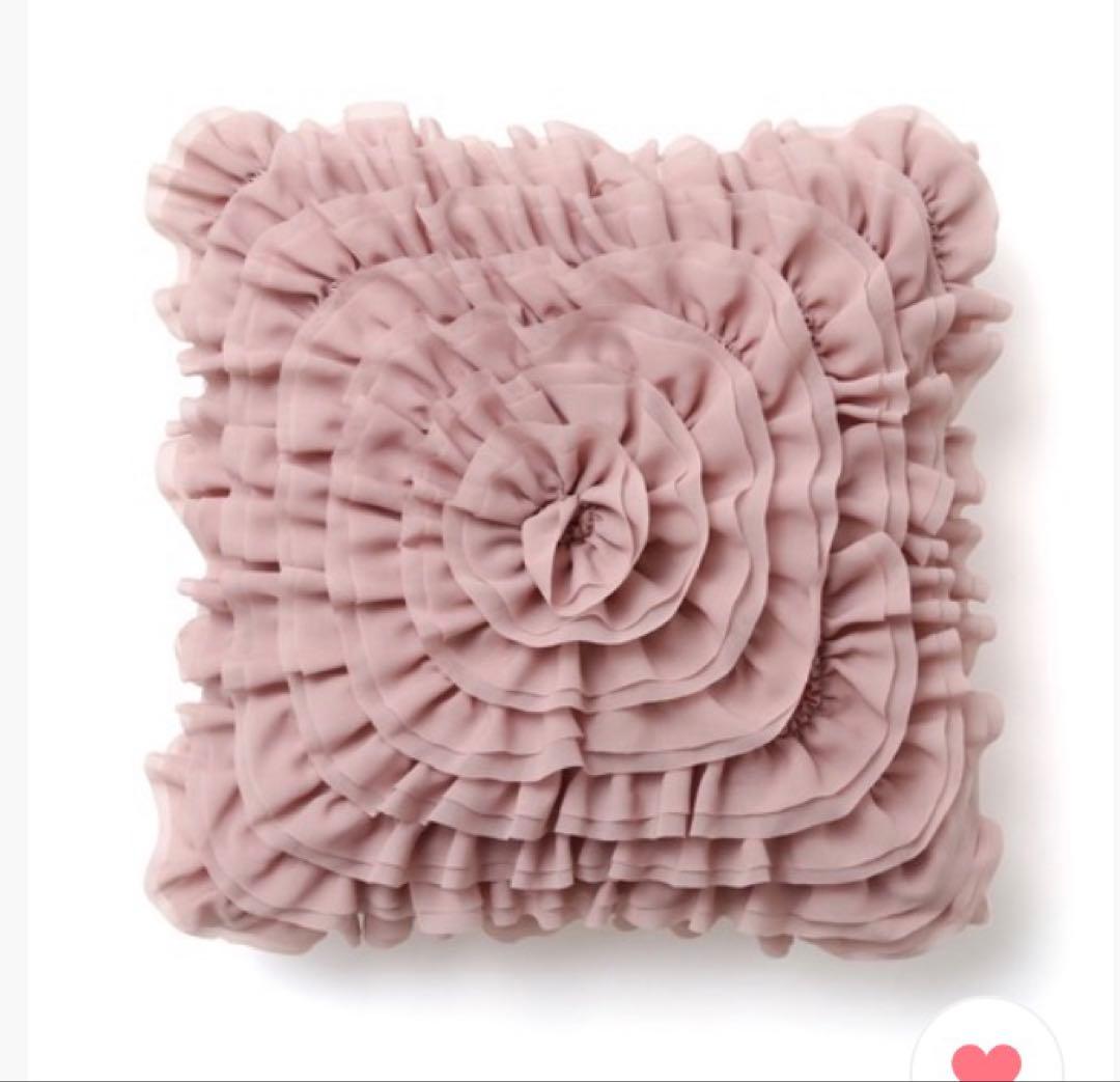 わんにゃん　フランフラン　ベロアビーズクッションのみ