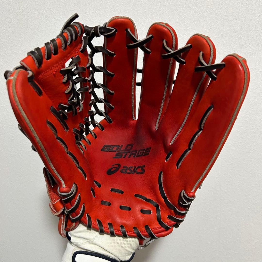【⭐︎希少品⭐︎】asics アシックス　軟式　野球　外野　グローブ　グラブ
