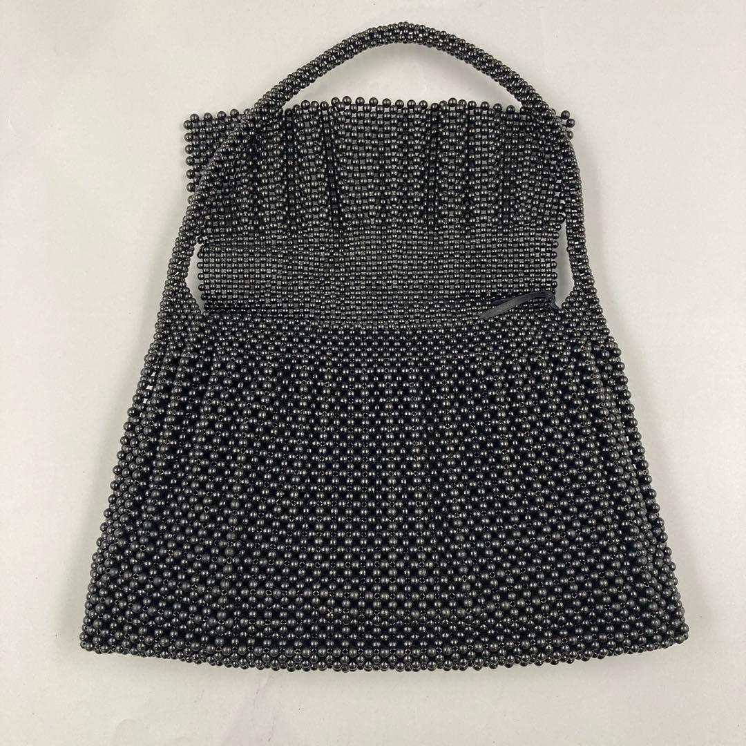 ★天然 黒珊瑚 ハンドバッグ ブラック サンゴ フォーマル