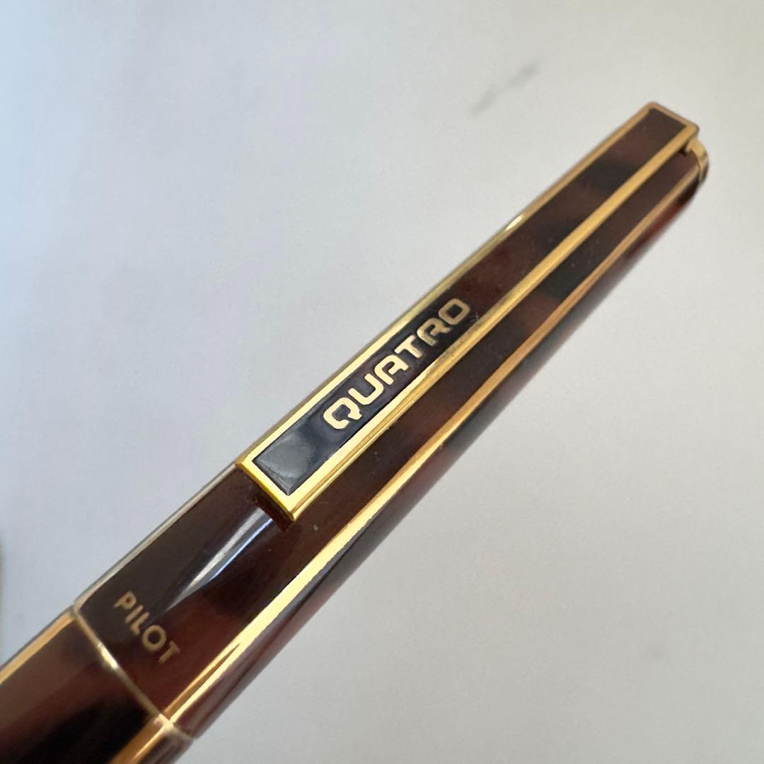廃番 PILOT パイロット QUATRO クアトロ 万年筆 14K マーブル