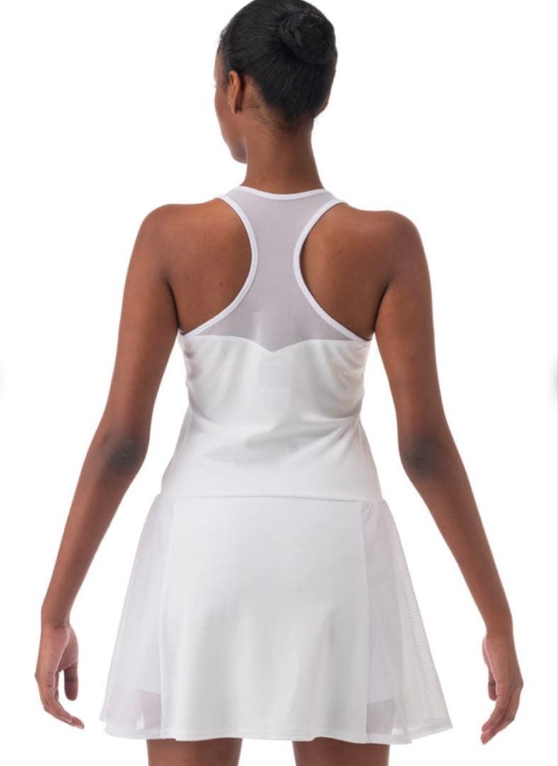 受注会限定品‼️2025年新作ヨネックスワンピース パンツ付ホワイト白 S