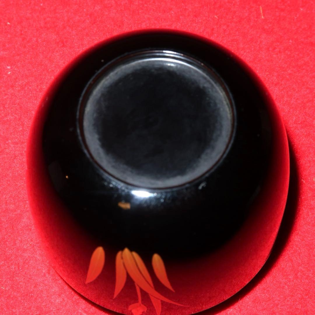 【茶道具】田中宗凌作　輪島塗　菖蒲蒔絵中棗