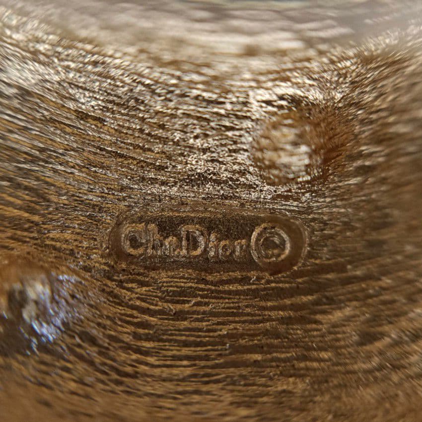 Christian Dior ブローチ ゴールド 月 三日月 ヴィンテージ