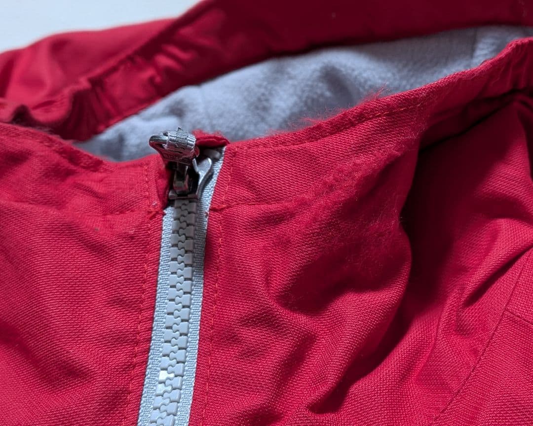 Columbia 子ども用 スノーウエア 赤/グレー スノーパンツ2枚付き