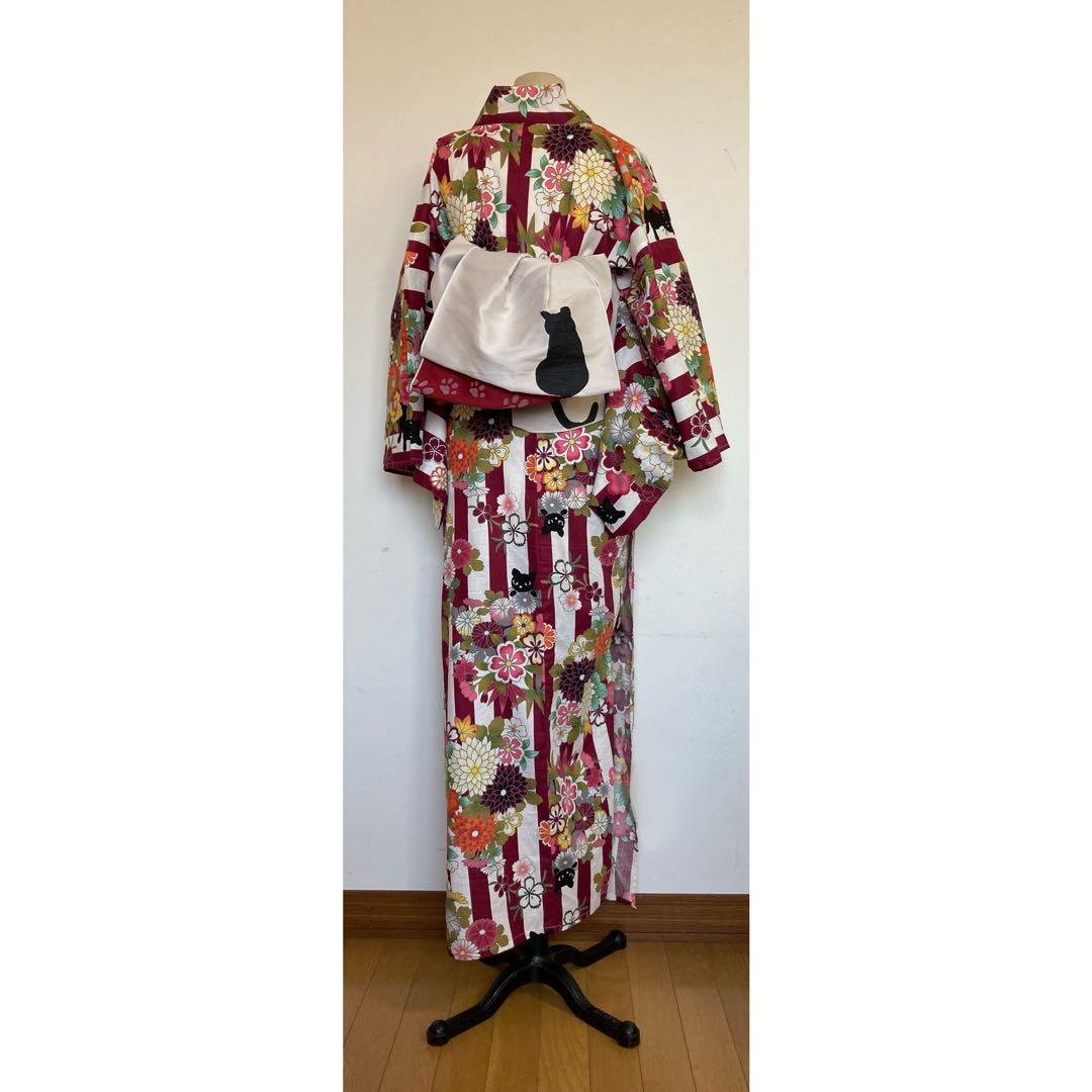 Nico antique黒猫レトロモダン浴衣