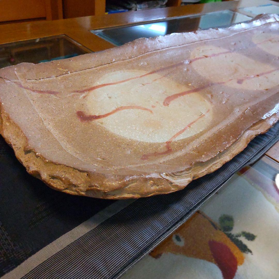 迫力　長方皿　大　10　備前焼