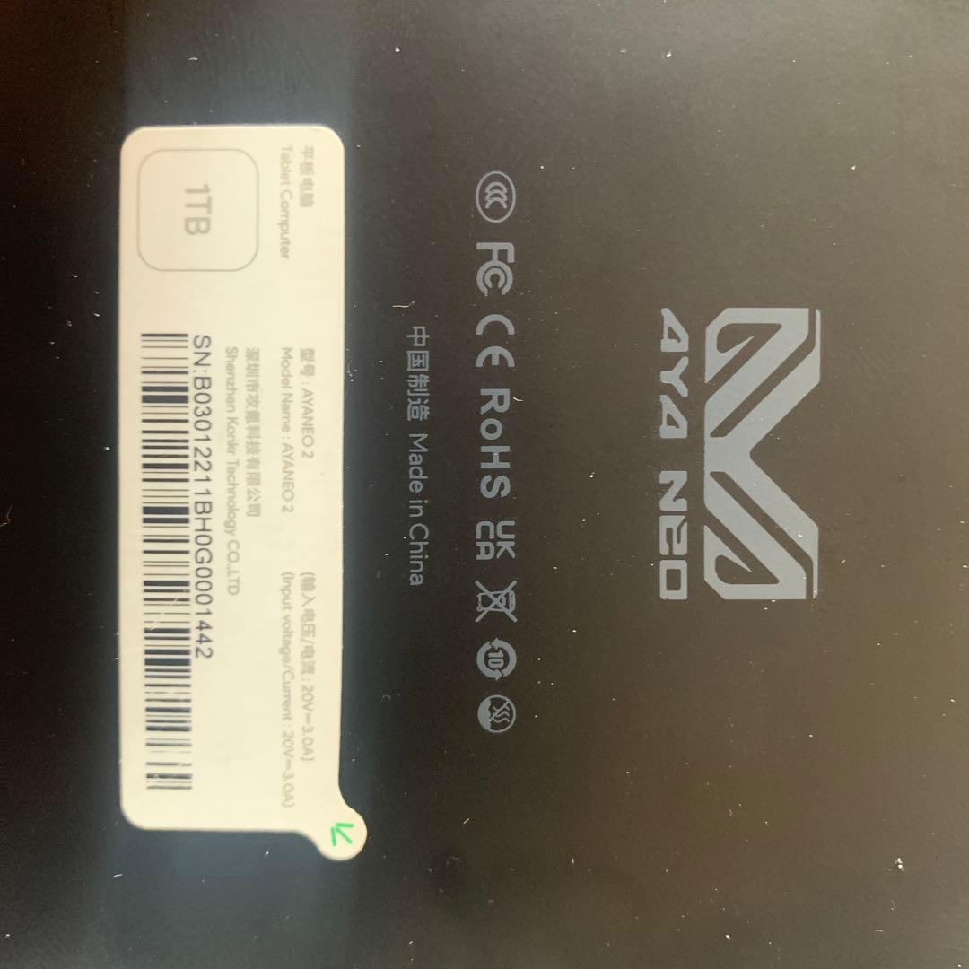 AYANEO 2 本体のみ　1TB