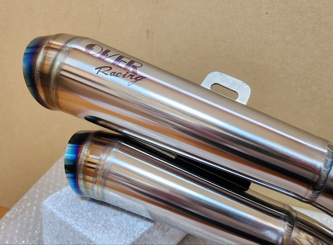 OVER│ツインチタン メガホン｜YZF-R25 MT-25｜マフラー