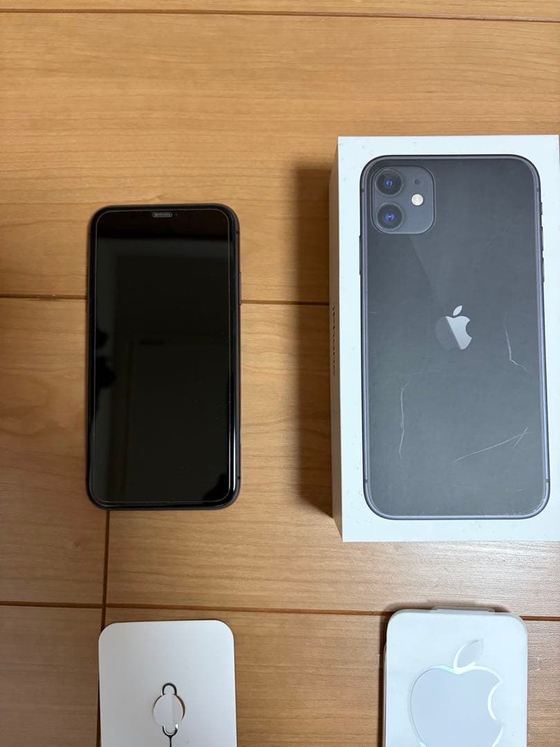 iPhone 11 256GB ブラック SIMフリー 初期化済 おまけケース付