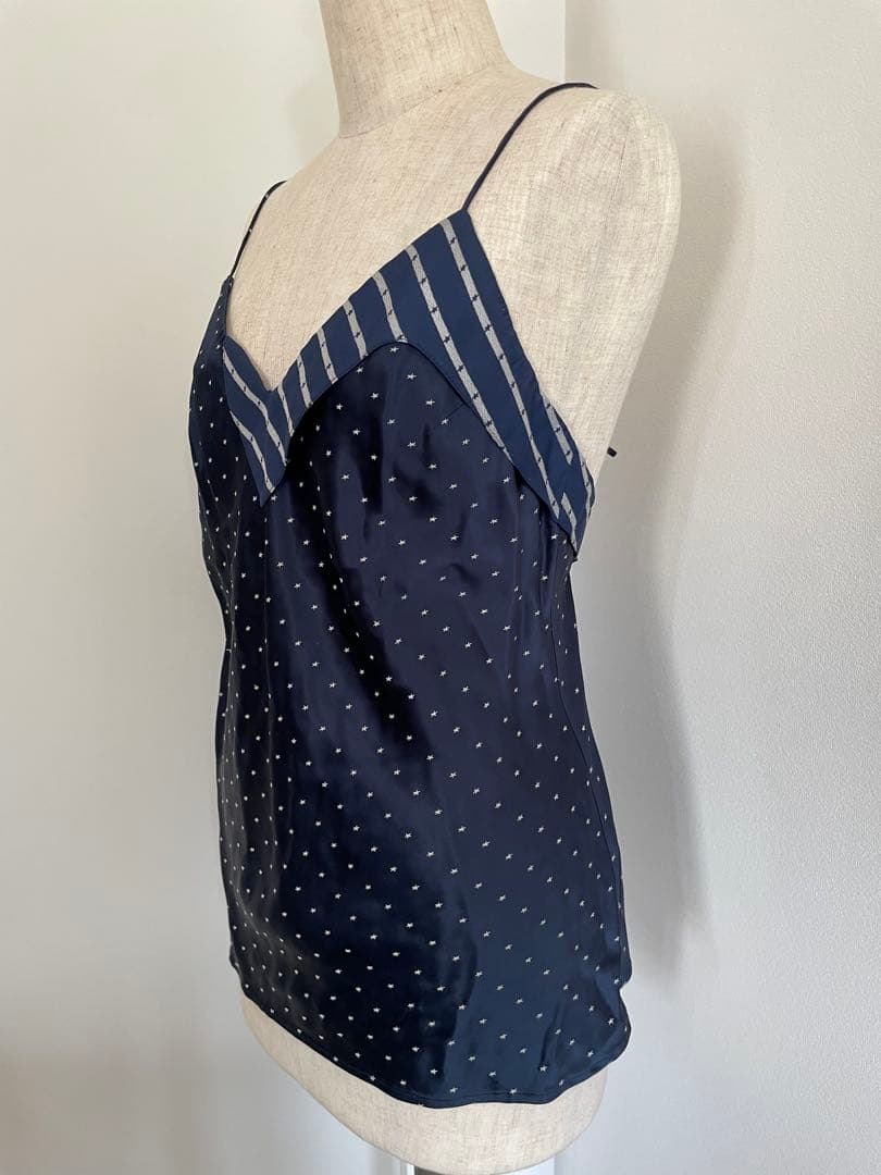 MARTIN MARGIELA期 白タグ /ネイビー ドット柄 キャミソール
