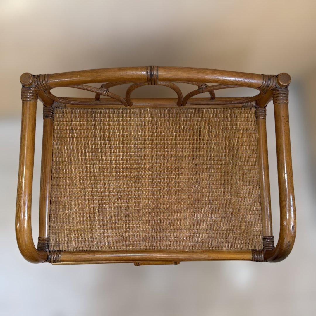 ナチュラルラタン 4段チェスト