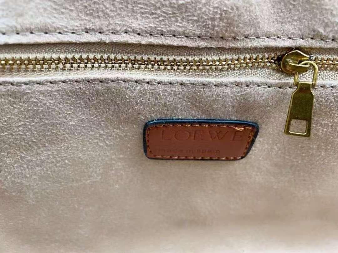 LOEWE 米色 編み込み トートバッグ