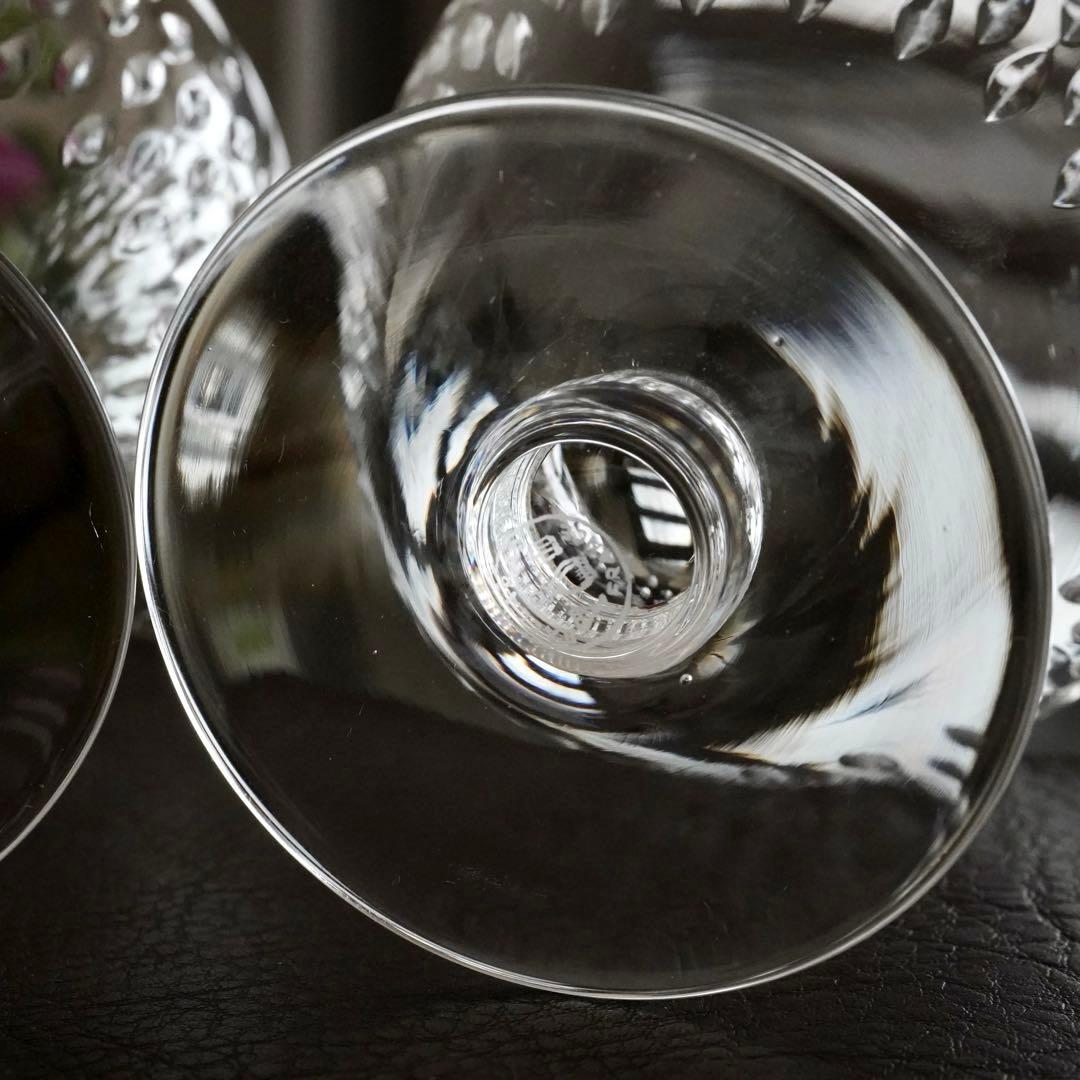 最大サイズ★美品★オールドバカラ★パリ★ウォーター グラス★ペア★赤ワインにも