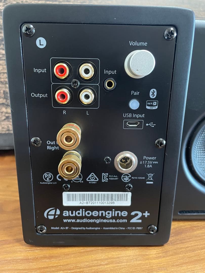 Audioengine A2+ スピーカー 黒