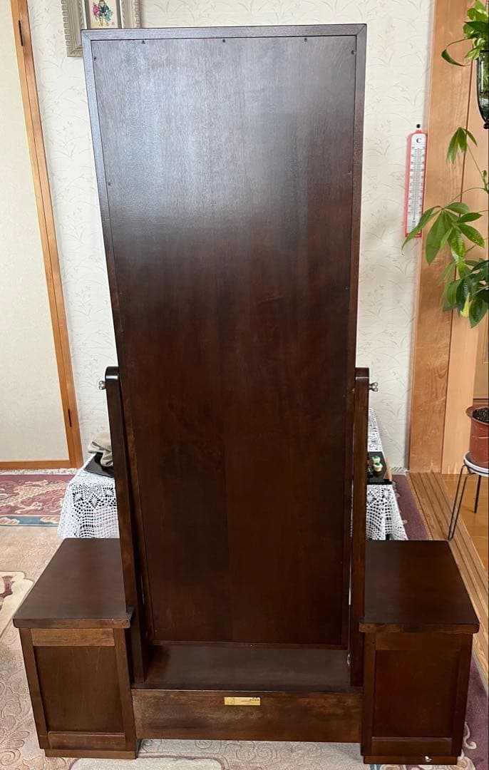松本￼民芸家具　化粧台　一面鏡