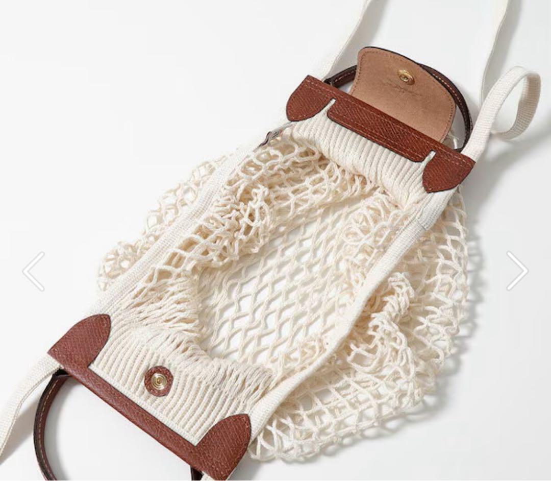 【新品】タグ付き　LONGCHAMP 編み　バッグ