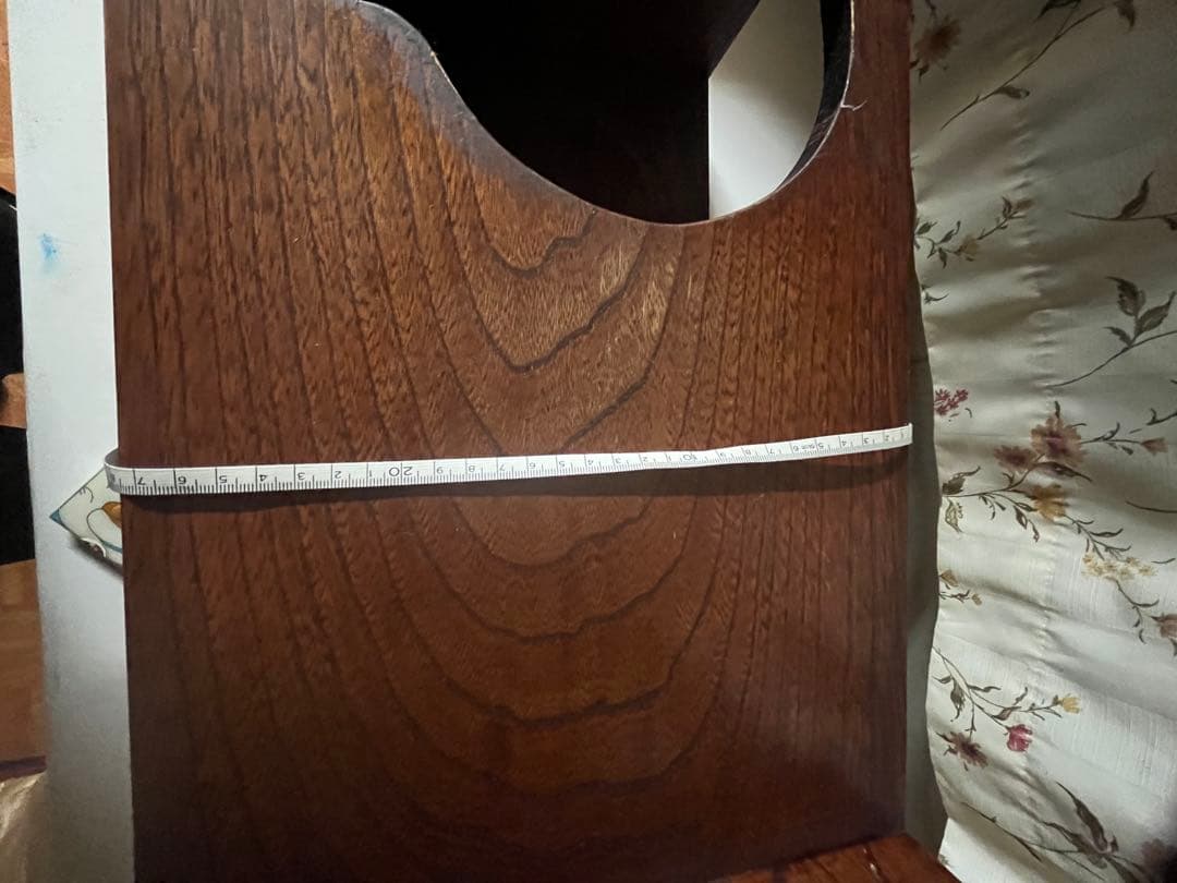 昭和レトロ 木製 小物収納 キャスター付き お座敷ワゴン ポット台