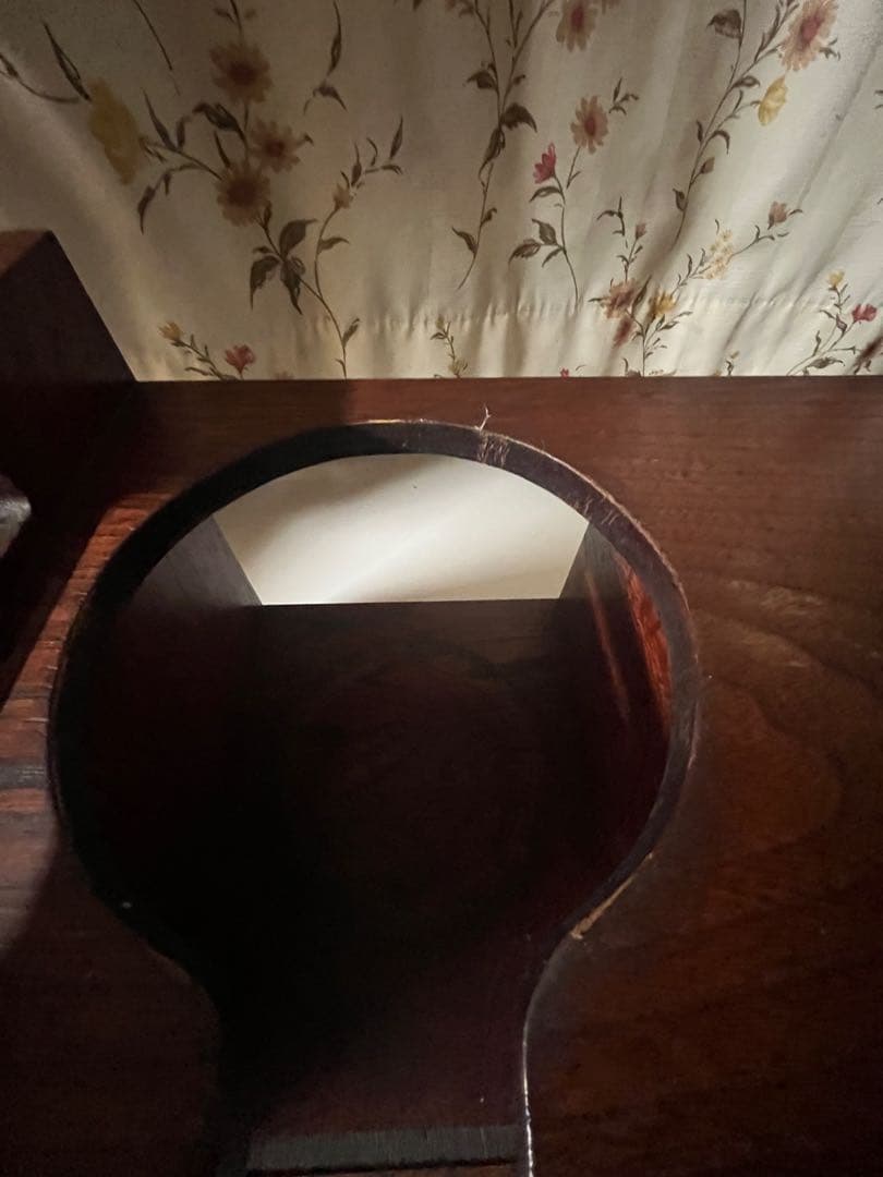 昭和レトロ 木製 小物収納 キャスター付き お座敷ワゴン ポット台