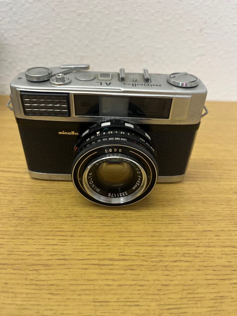 Minolta ミノルタＡＬ レンジファインダーカメラ　付属品　ケース付き