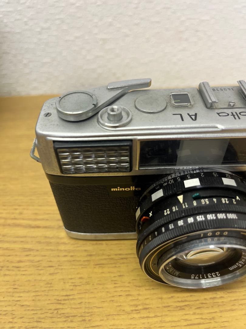 Minolta ミノルタＡＬ レンジファインダーカメラ　付属品　ケース付き