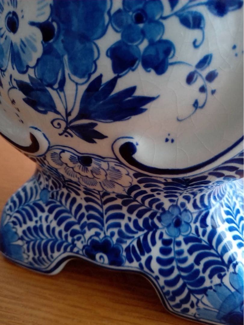 ロイヤルデルフト 阿蘭陀　ロウソク立て　燈台　美術品　キャンドルホルダー