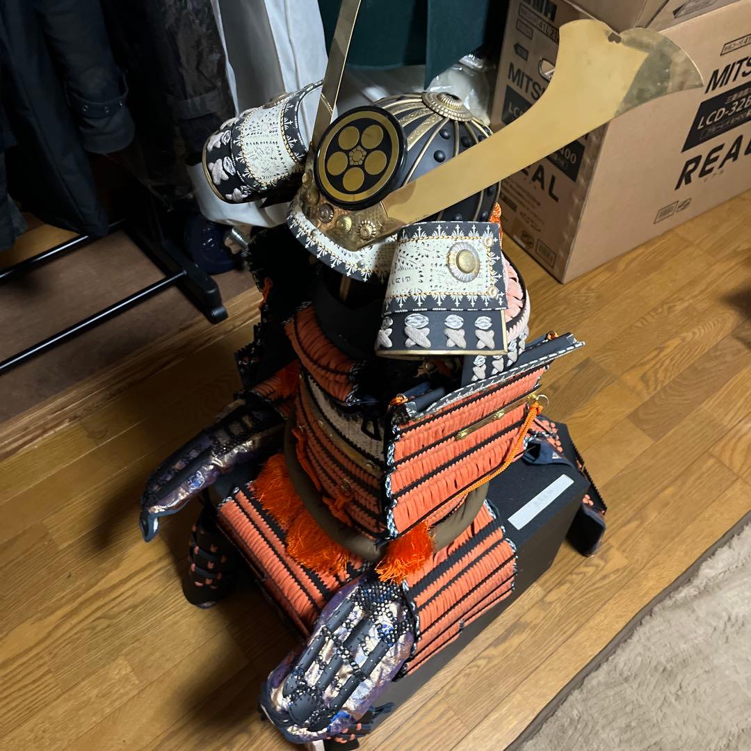 等身大鎧兜、五月人形、兜、稚児鎧兜、着用鎧兜