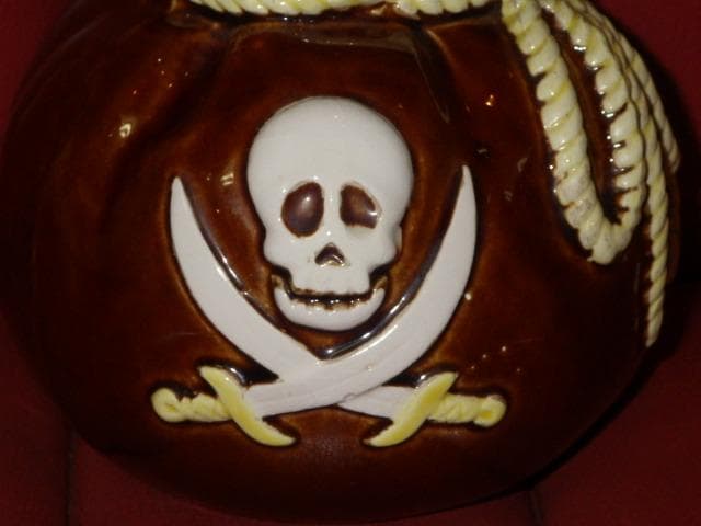 80‘S★パイレーツ★スカル★バンク★カリブの海賊★貯金箱★ビンテージ