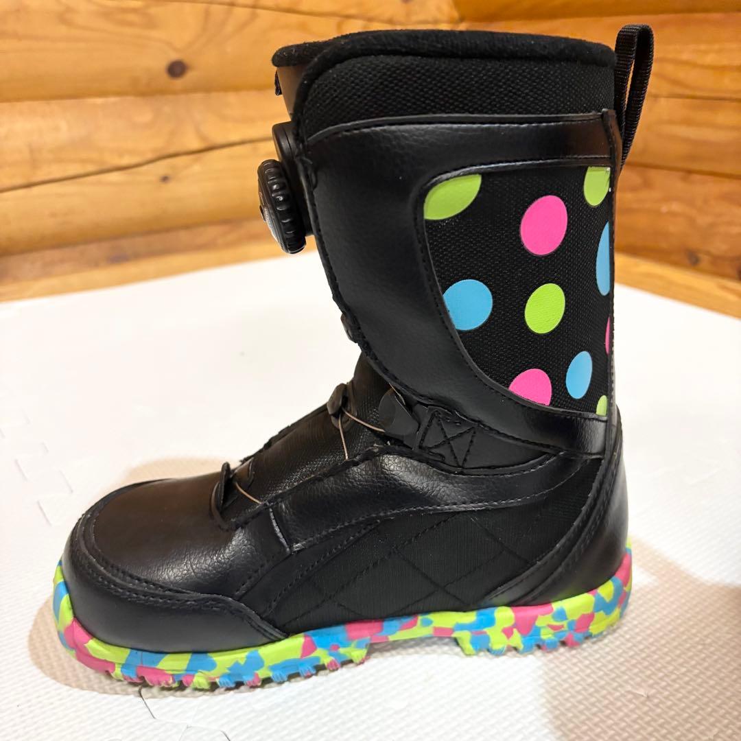 SLQ スノーボードブーツ BOA ボア キッズ 22-23cm