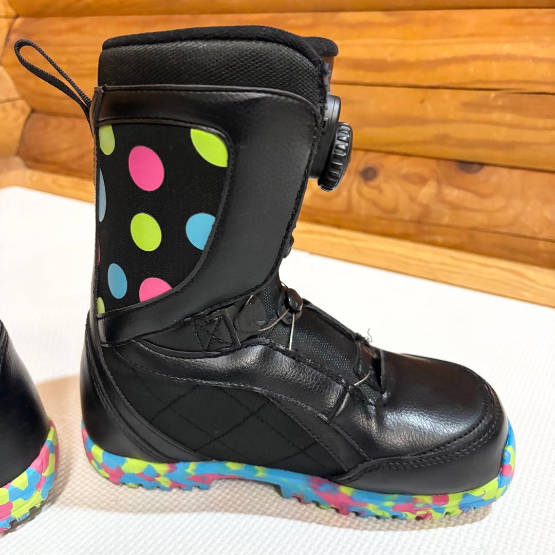 SLQ スノーボードブーツ BOA ボア キッズ 22-23cm