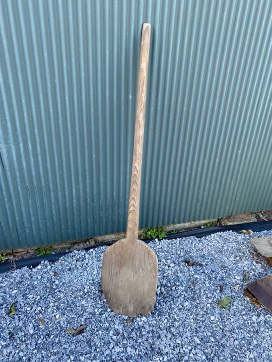 船を漕ぐオール(木製)