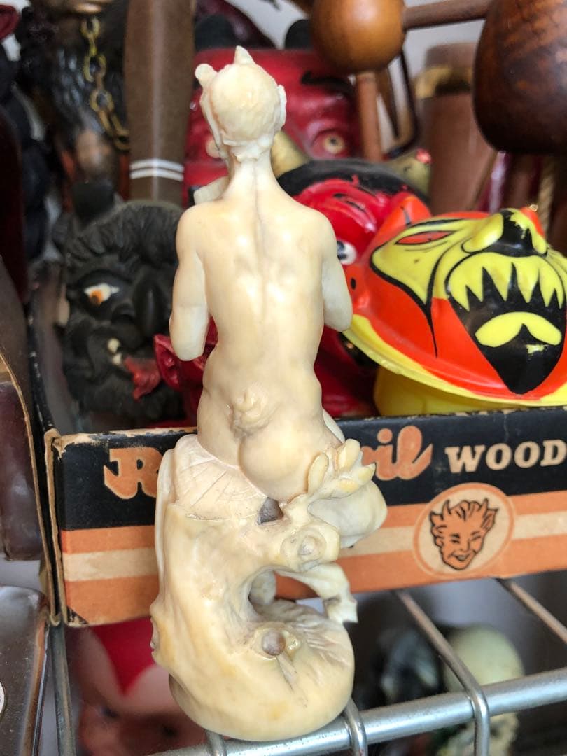 アンティーク　デビル 悪魔　インダストリアル　ビンテージ　ミッドセンチュリー