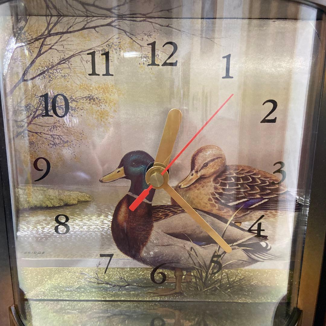 【値下げ】新品　まえじゅう漆器　ラウンドキーボックス　置き時計　取扱説明書付き